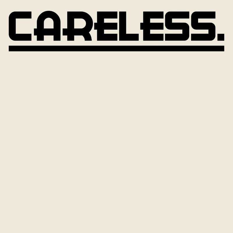 I don't care statement attitude indifferent