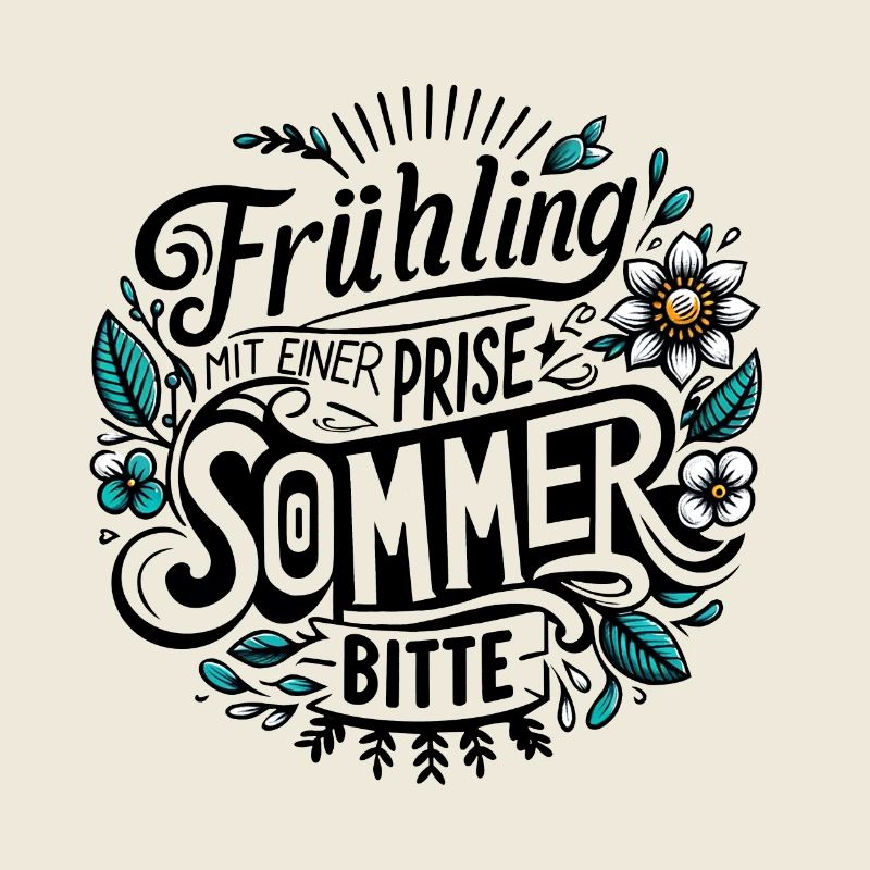 frühling mit einer prise sommer, bitte! jahreszeit