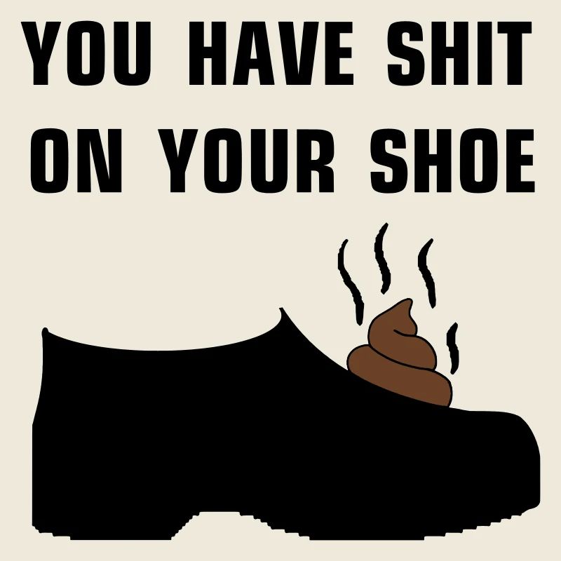 Vous avez de la merde sur votre chaussure