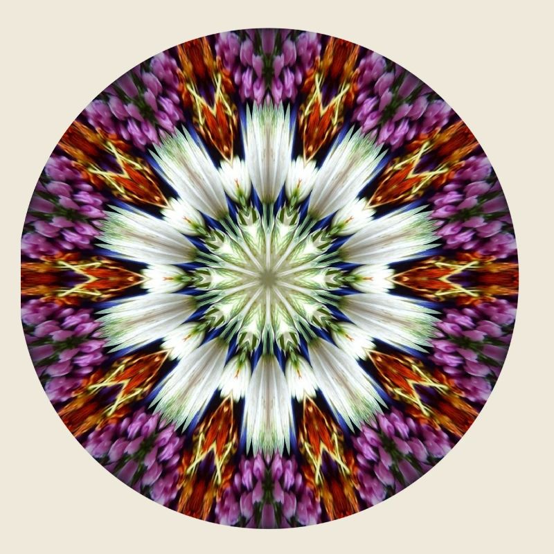Kaleidoskopischer Blütenstern