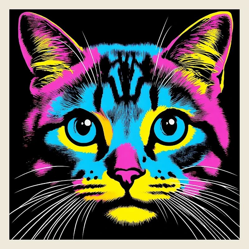Katze Pop Art