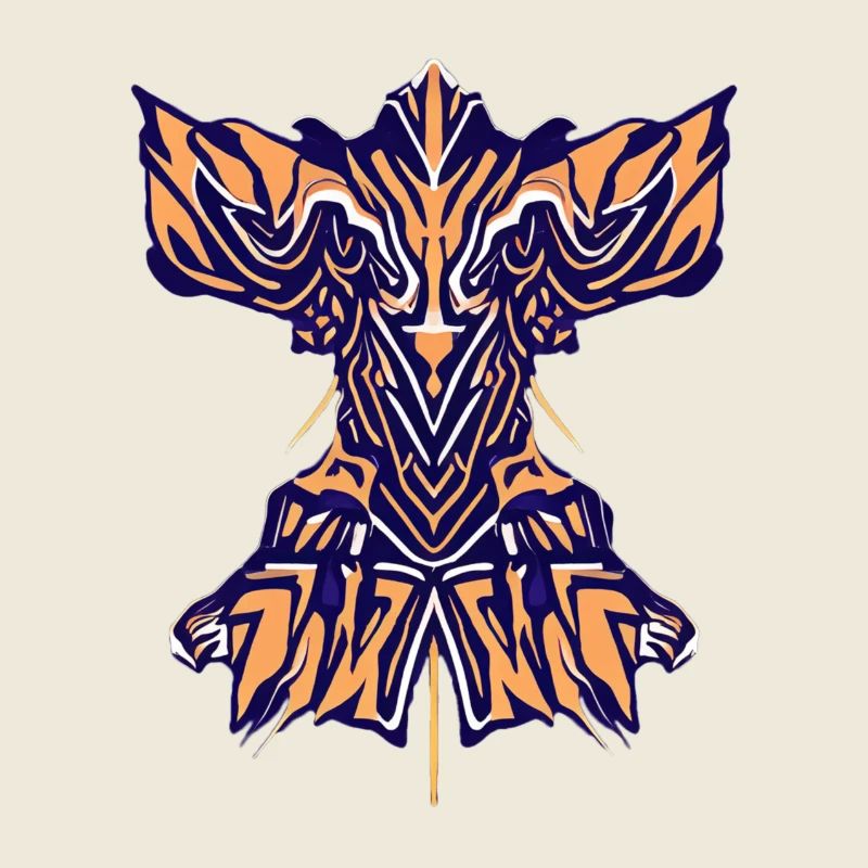 Masque de tigre Orang-outan Purp Design