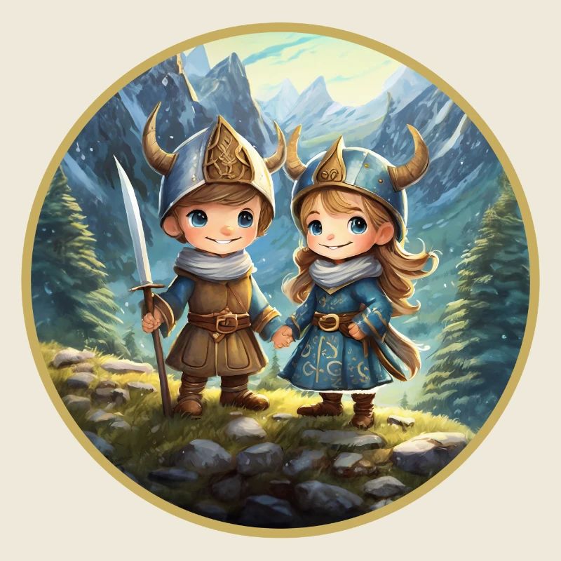 Cute Nordic Vikings