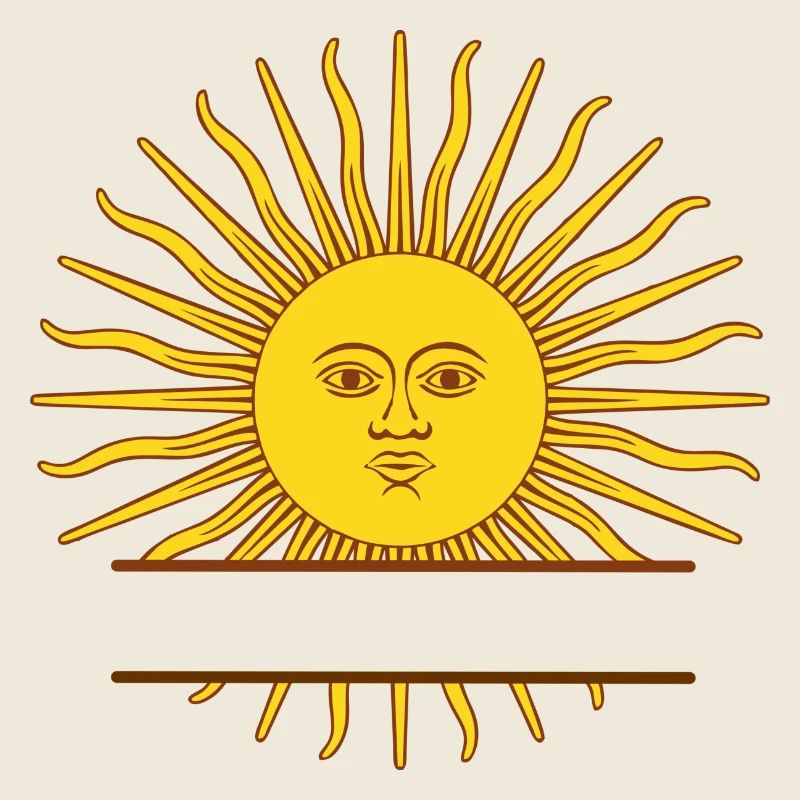 Bannière de nom de soleil