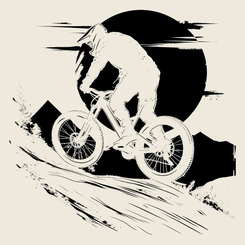 Illustration de cycliste
