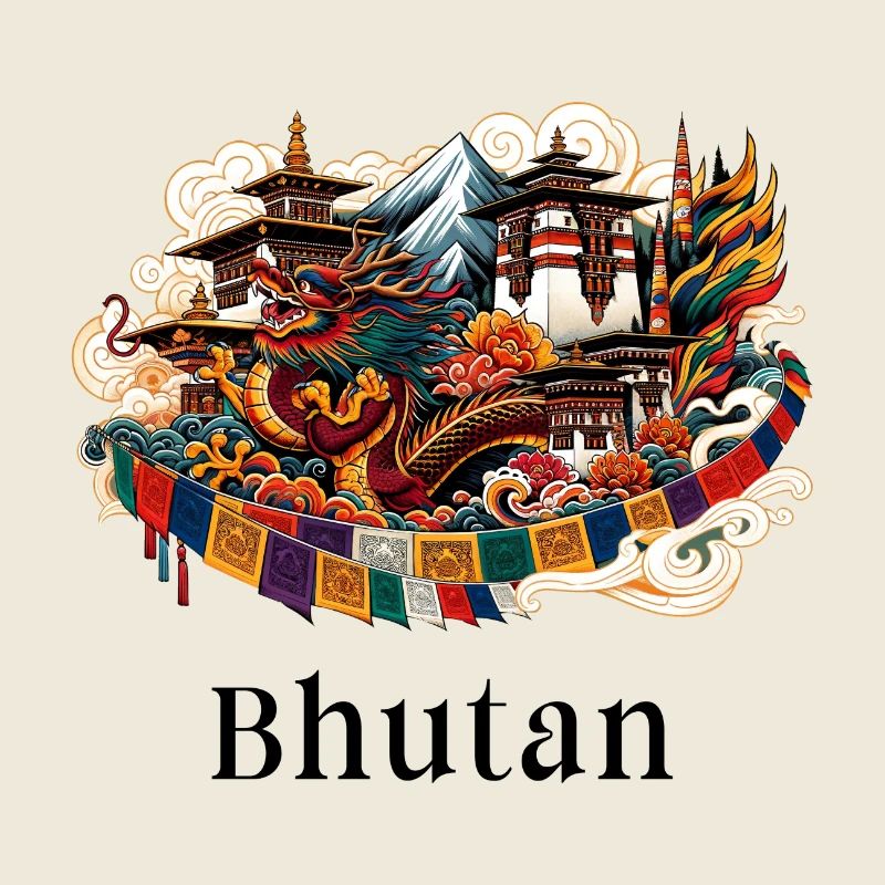 Bhutan dragon Thimphu Himalaya