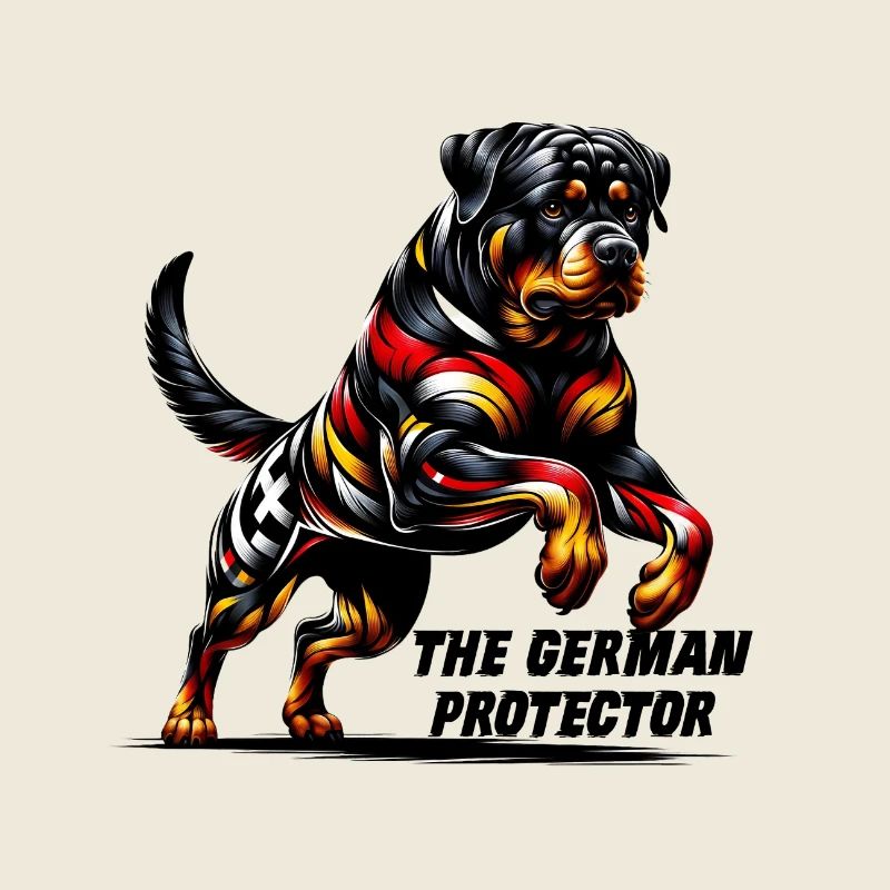 Rottweiler Hunde Deutschland Design
