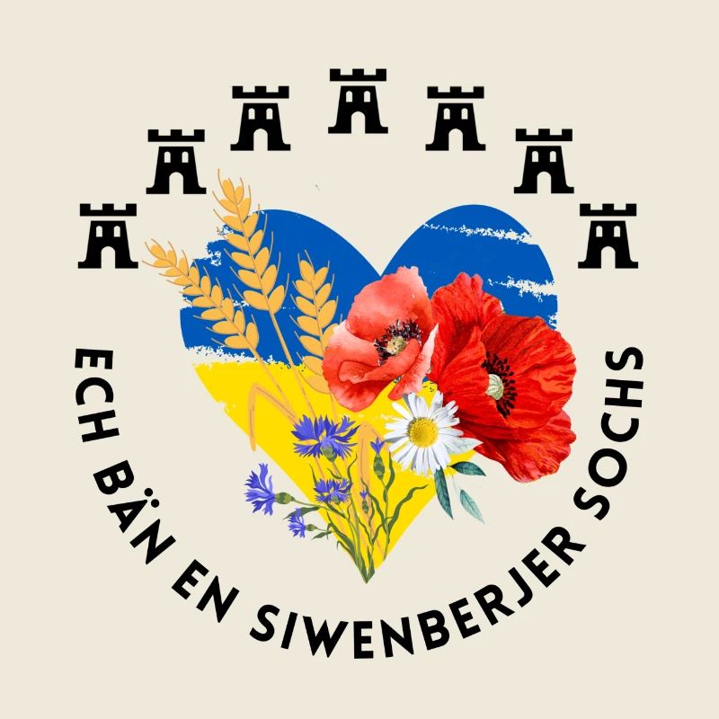Ech bän en siwenberjer Sochs - Siebenbürgen Motiv