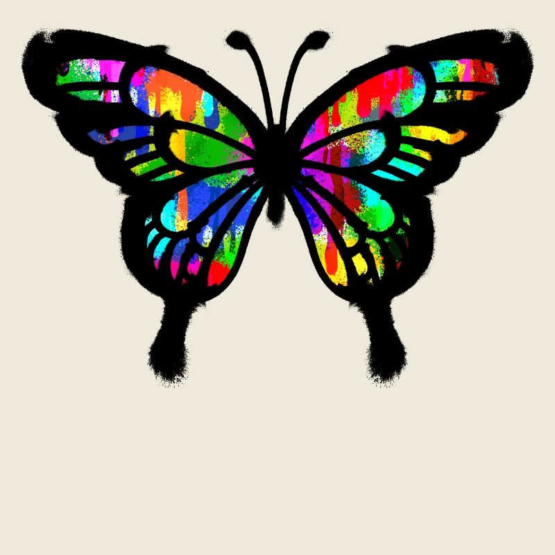 Graffiti Art papillon Illustration dessin