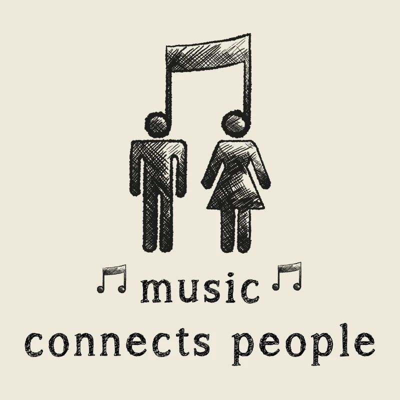 Music Connects People Minimal Statement