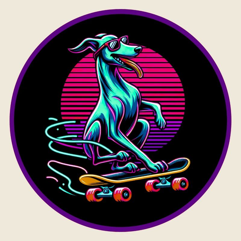 Skating Whippet