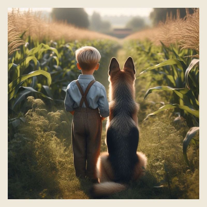 Deutscher Schäferhund Kunst