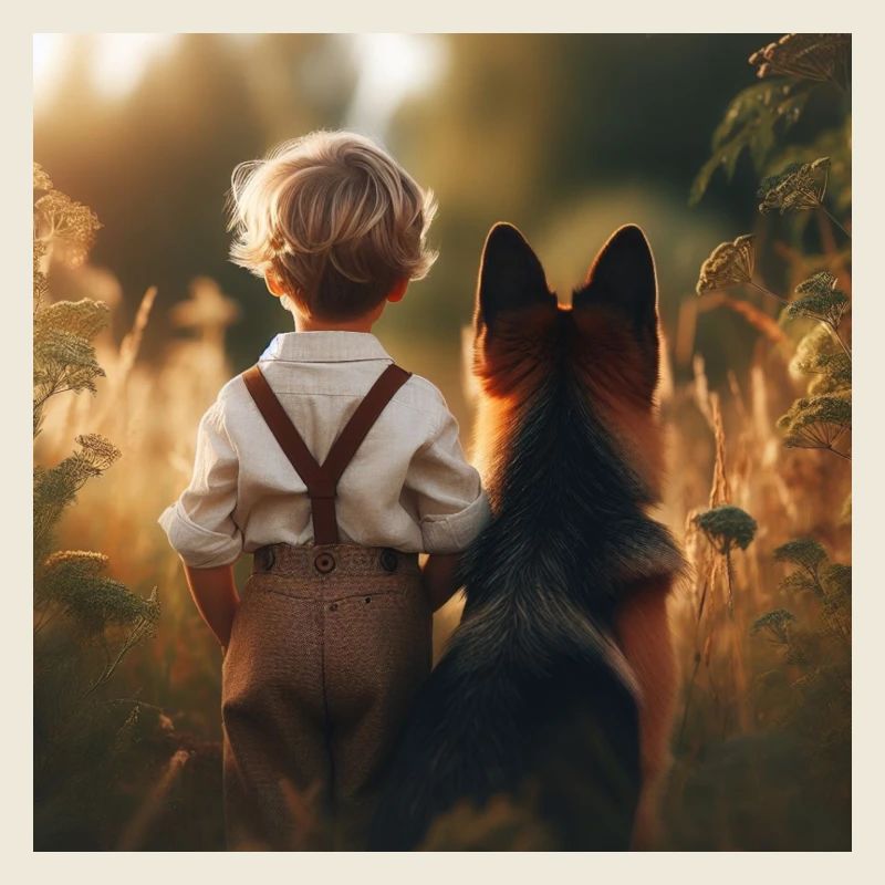 Deutscher Schäferhund Kunst