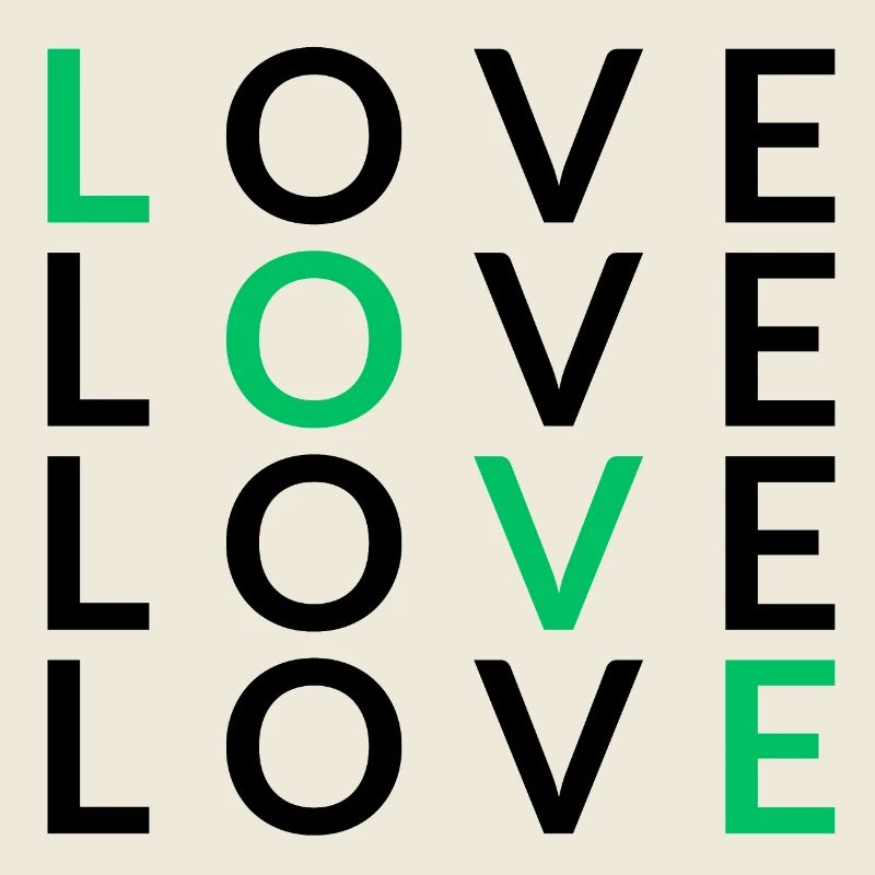 4 AMOUR vert