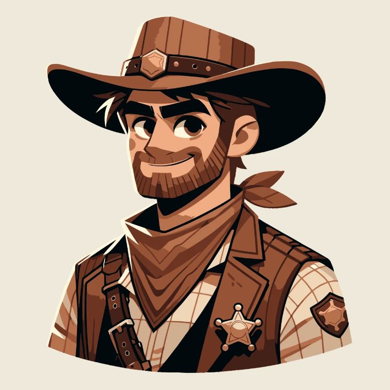 Karikatur Sheriff