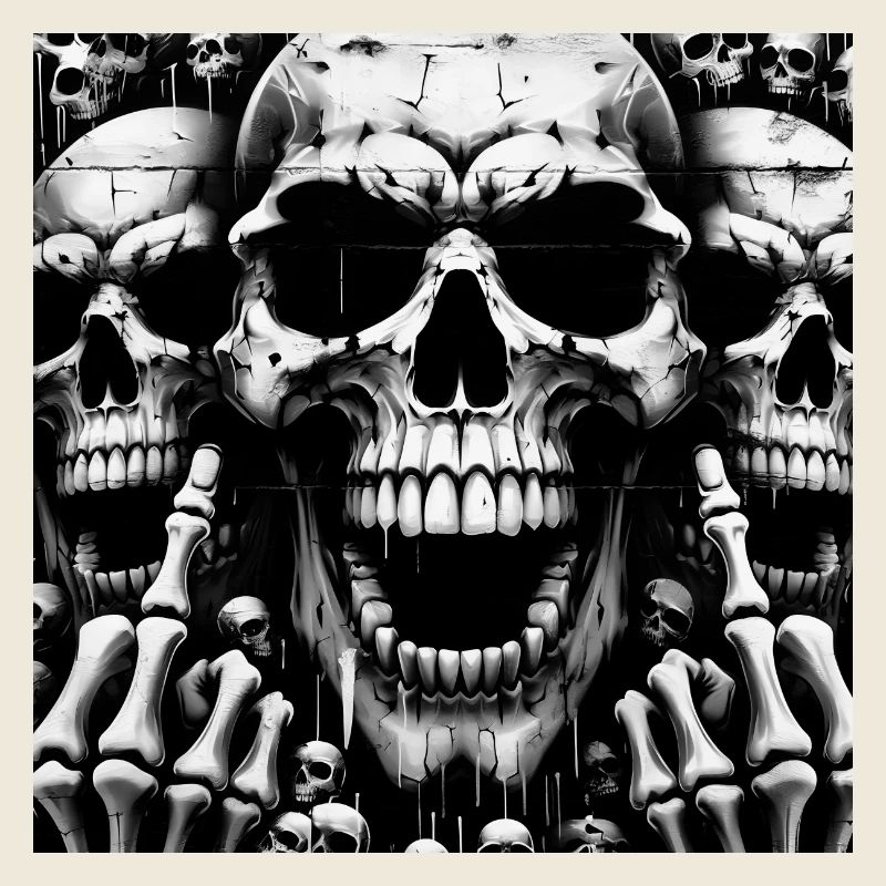 Rock 'n' Roll-Design > Skelettköpfe Statement >