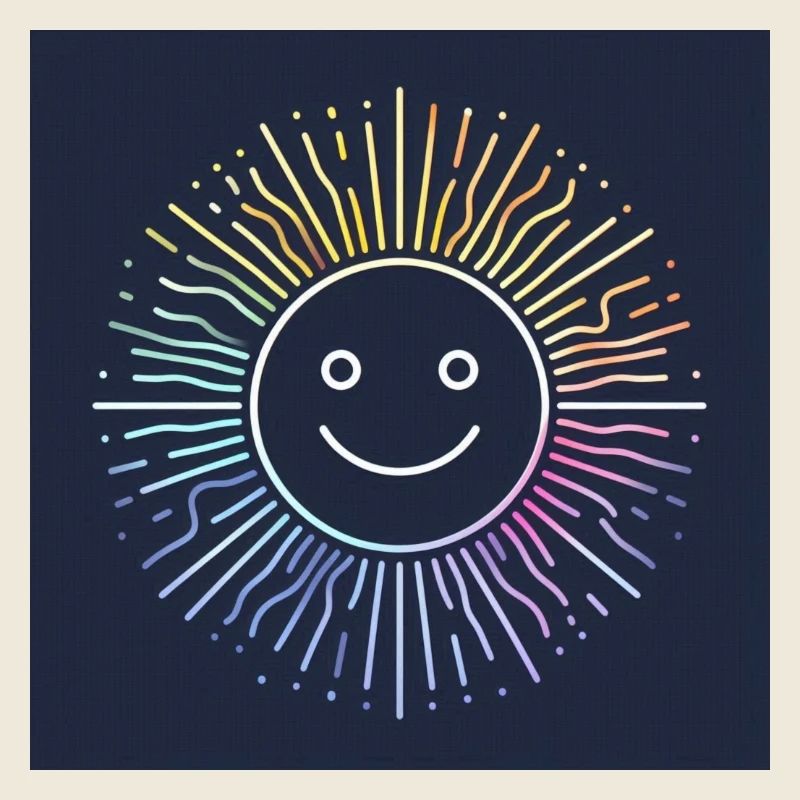 A cool, cheerful sun