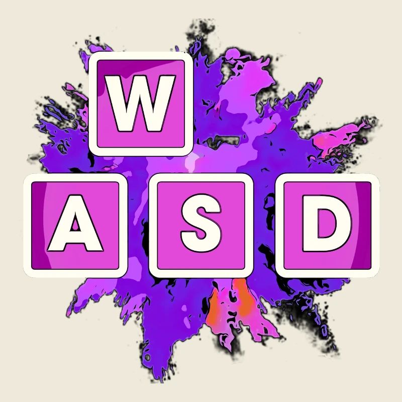 WASD Splash Gaming Blocks