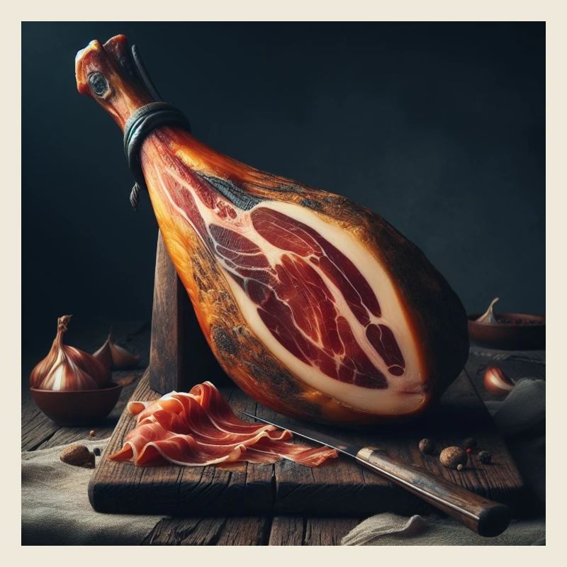 Serrano ham leg