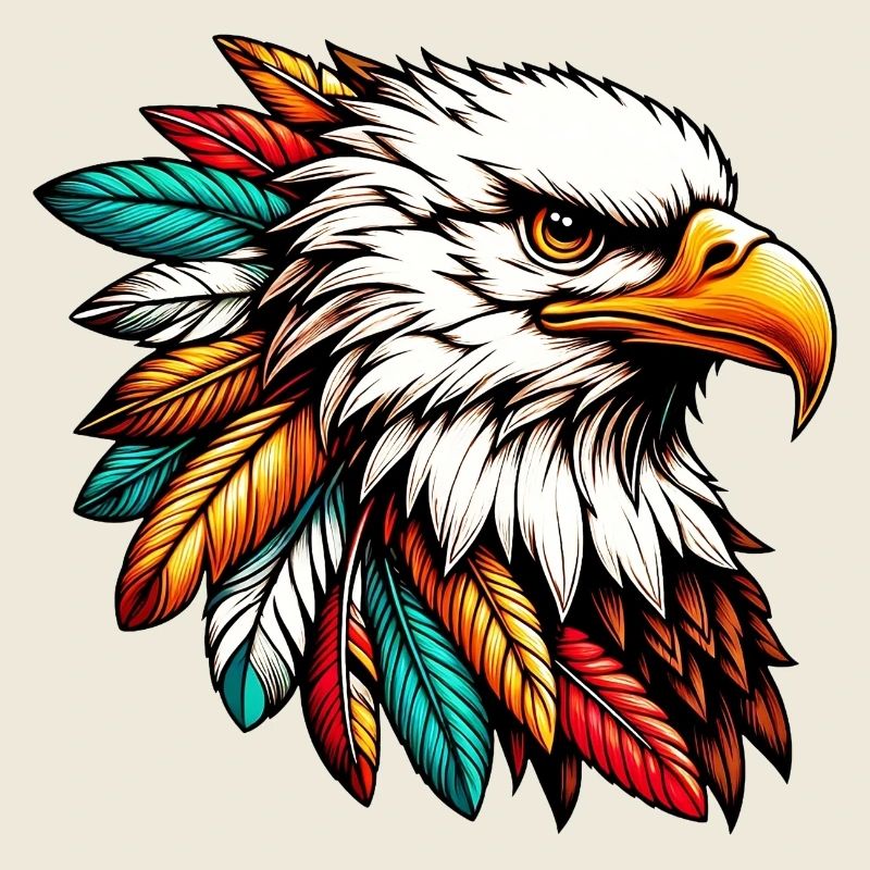 American Indian Eagle American Red Skin