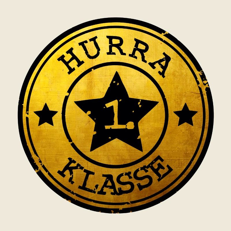 Hurrah 1st Class - Star Emblem gold black