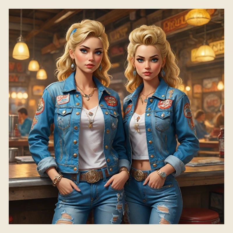 Diner Denim Duette