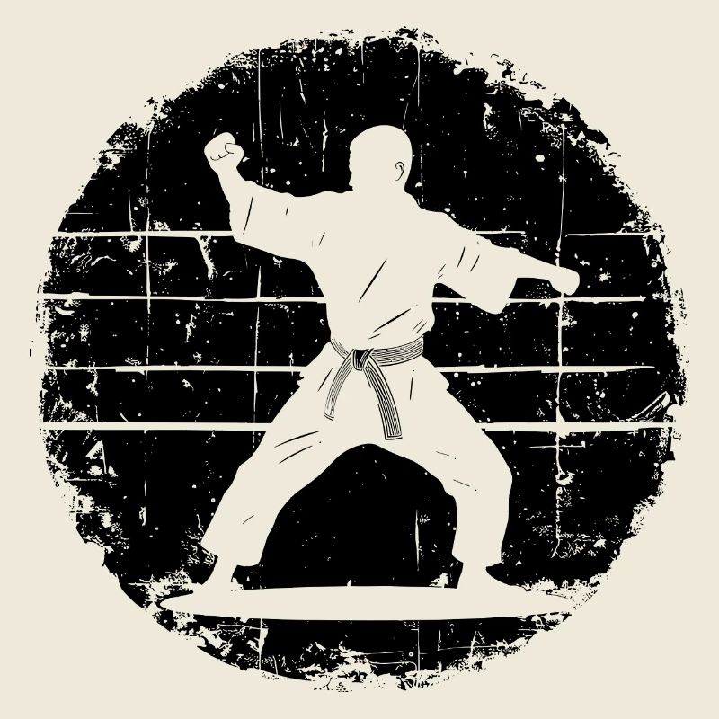 Karateka Skizze