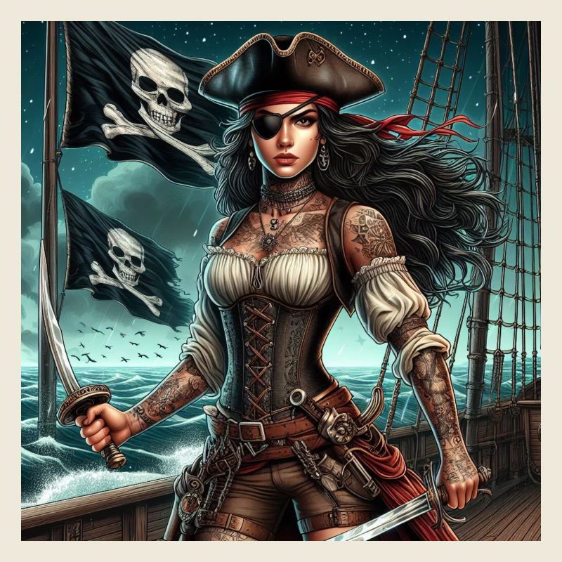 Piratenfrau