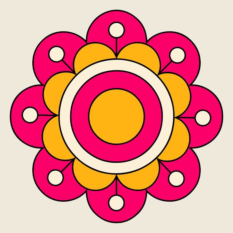 Cute Funky Flower