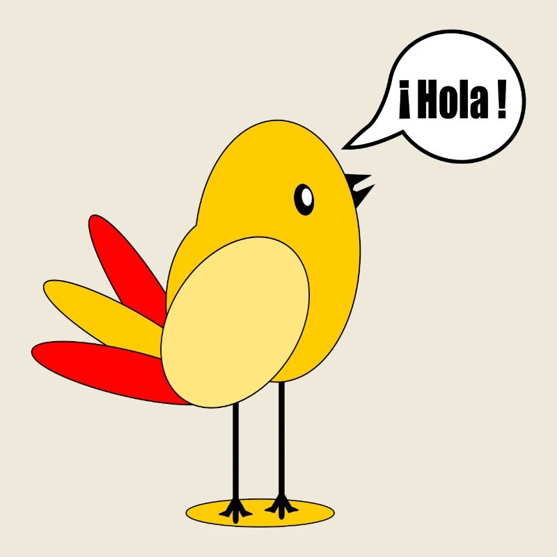 SPANIEN LÄNDERFAHNE SPANISCH VOGEL