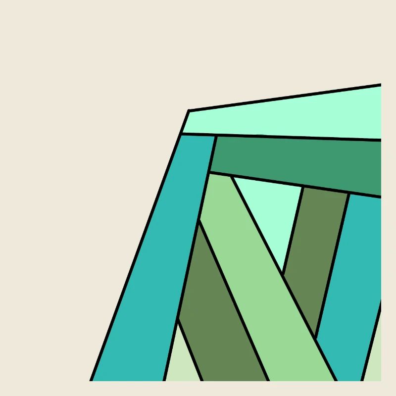 carre colore vert
