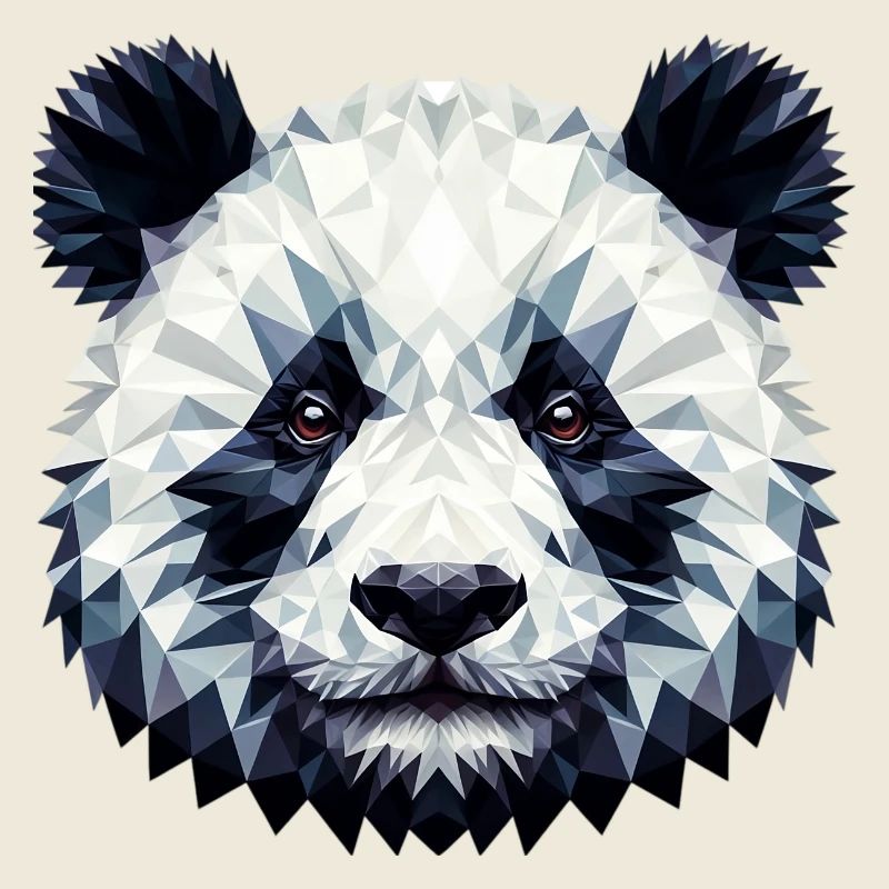 Polygonaler Panda