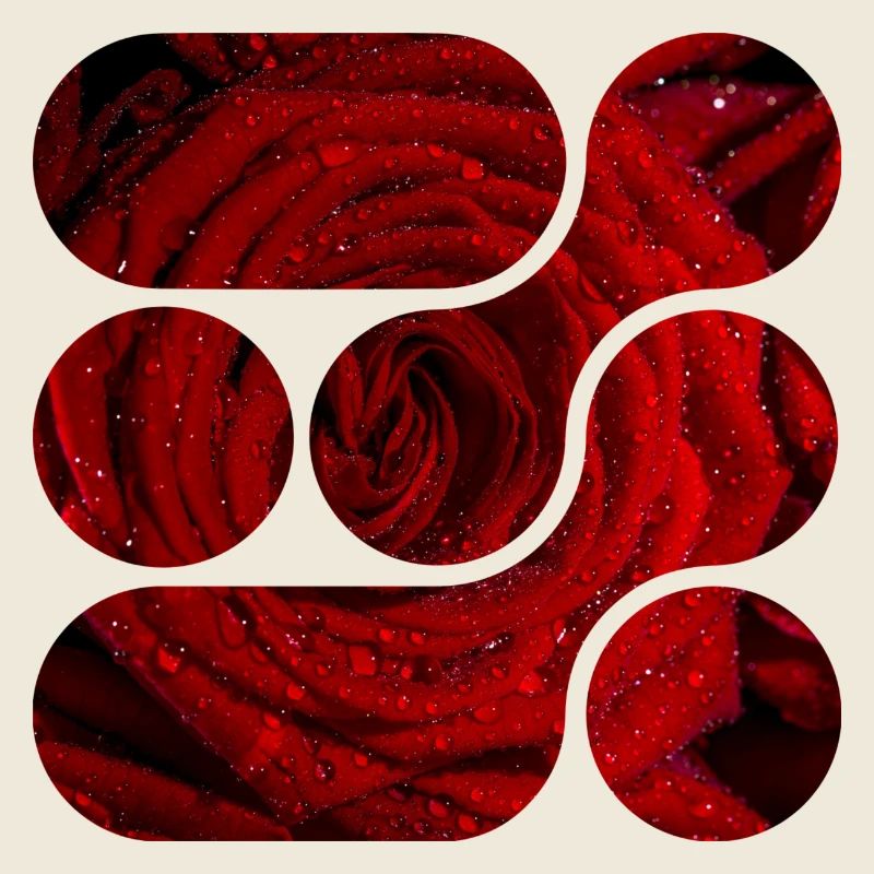 OCHOOO - Rose rouge