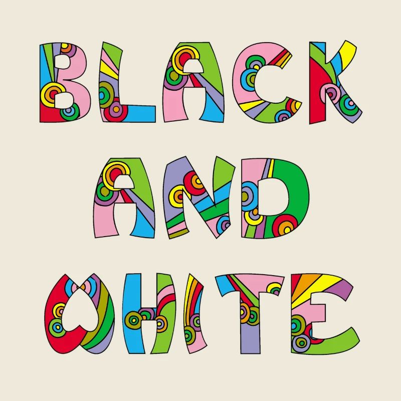 Noir et blanc mais en couleur
