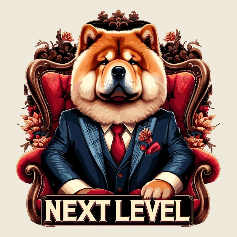 Chow Chow Next Level Königssessel Hund Geschenk