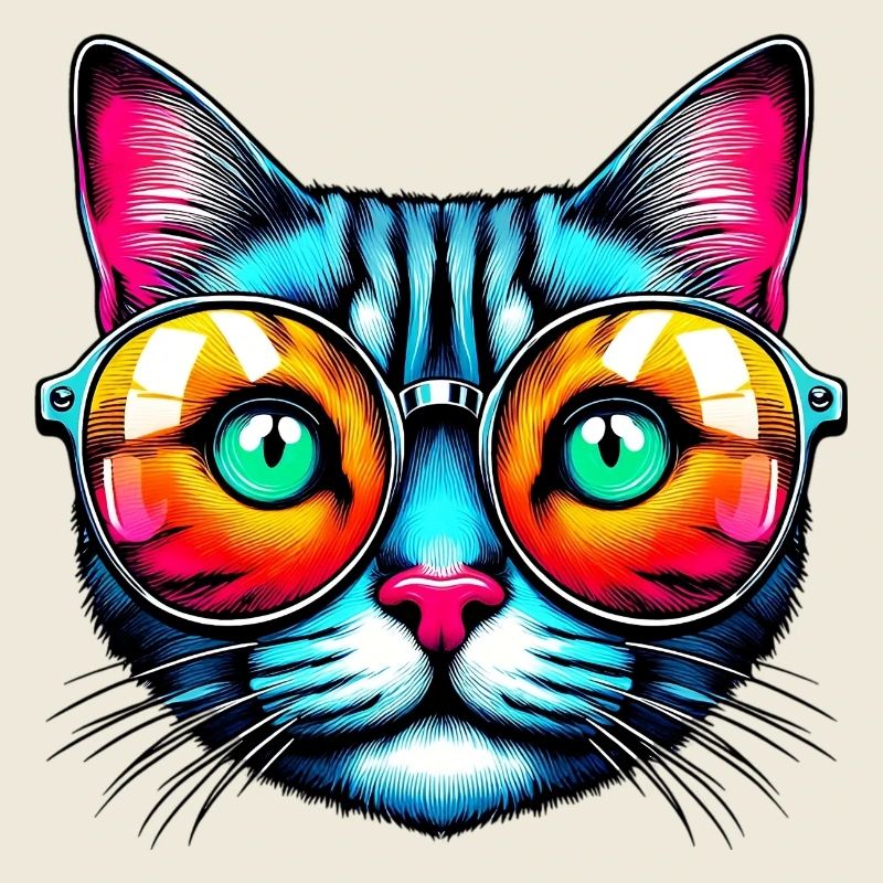 Kater mit Sonnenbrille