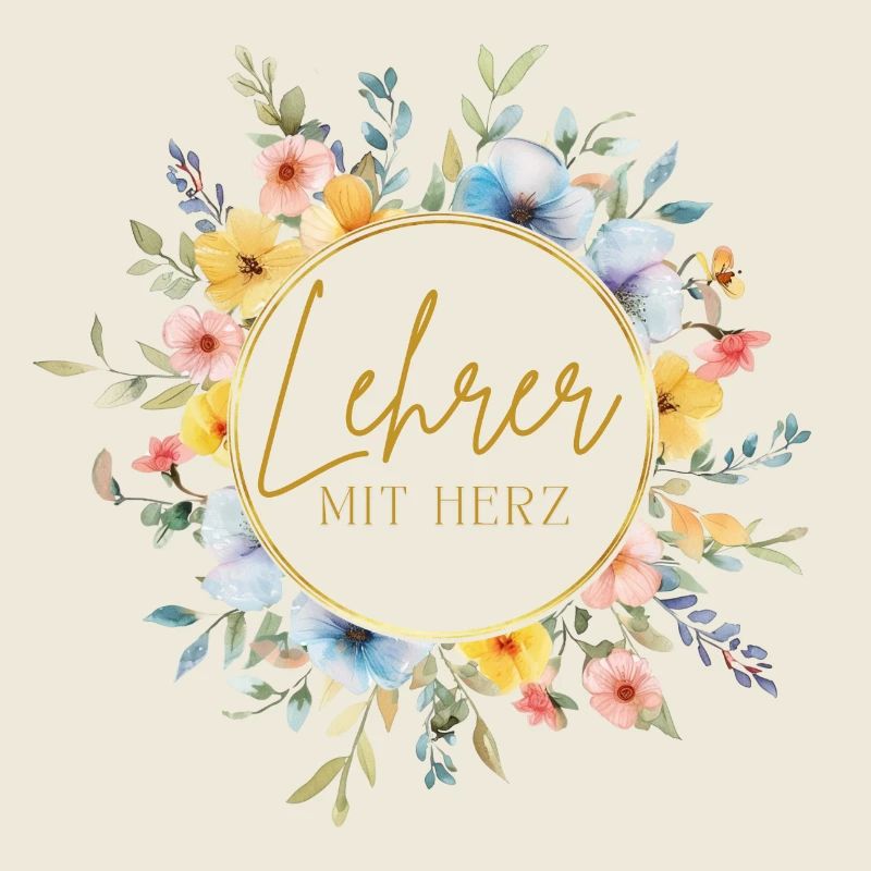 Lehrer mit Herz! Personalisierbares Design