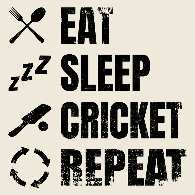 Manger dormir cricket répéter