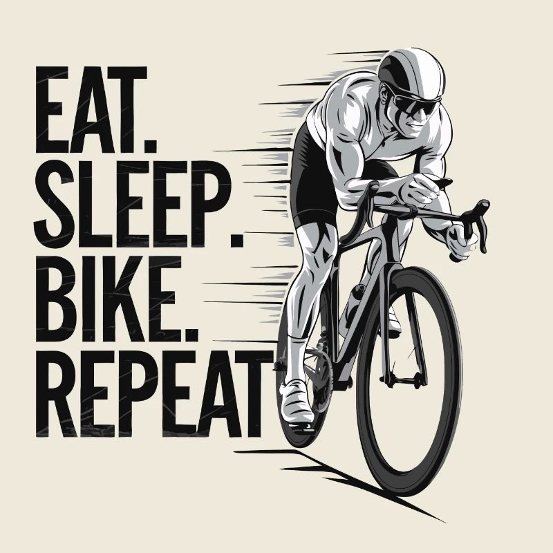 Fahrrad, Leidenschaft, Motivation, Essen, Schlafen