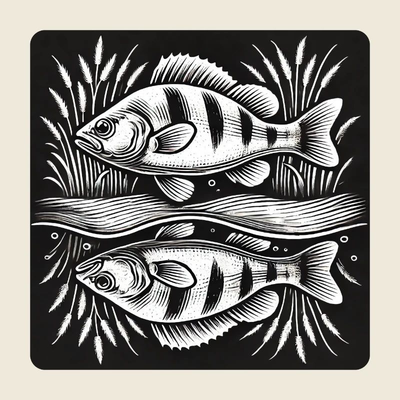 Barsch Fisch Angel Design