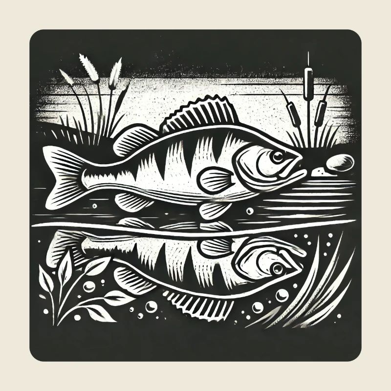 Barsch Raubfisch Design