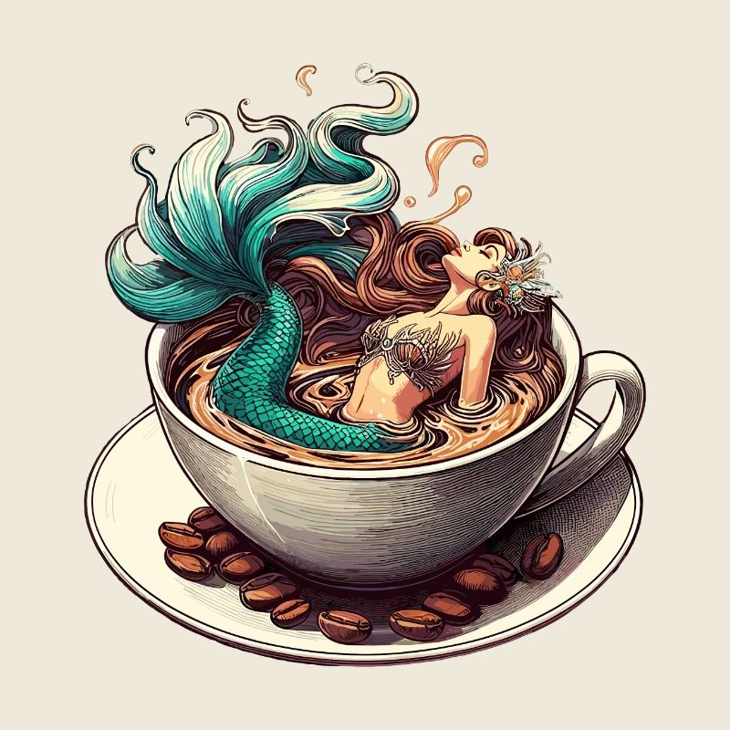 Sirène Sirène Bain dans le Café Cadeau