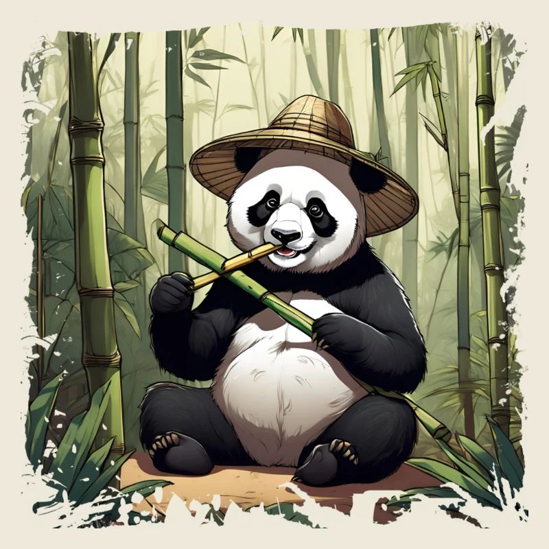 Panda isst!
