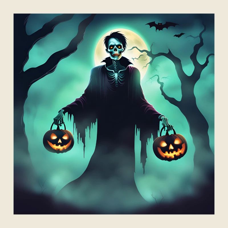 halloween, mort vivant, monstre, effrayant