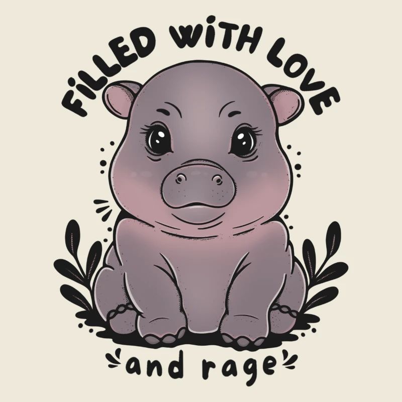 Hippo Filled with Love and Rage