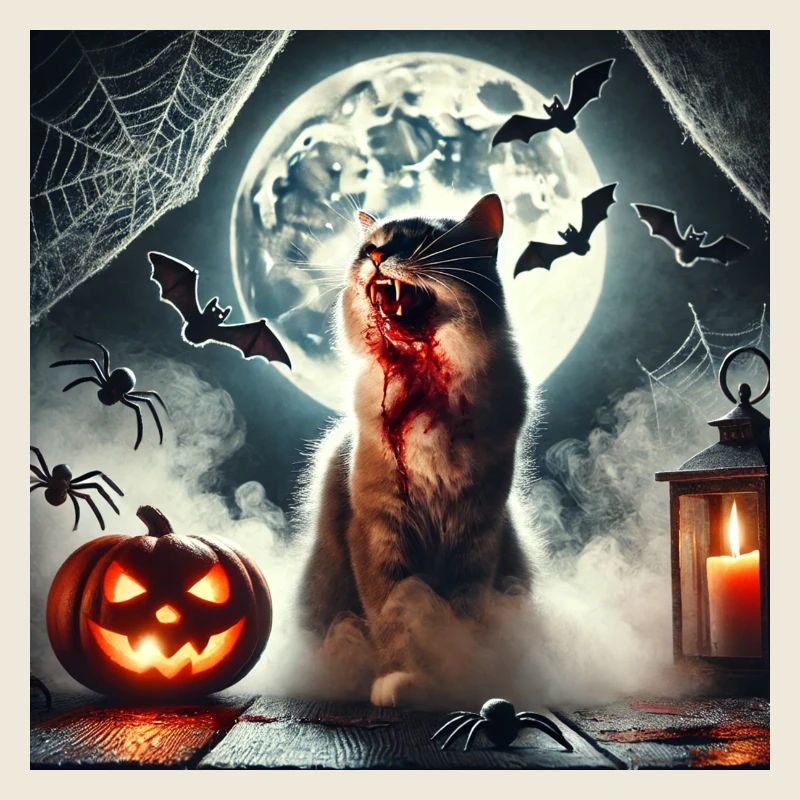 Spooky Cats Halloween Design