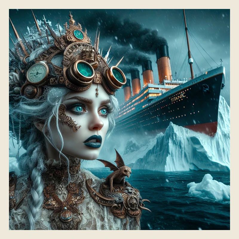 Steampunk Meerjungfrau Titanic