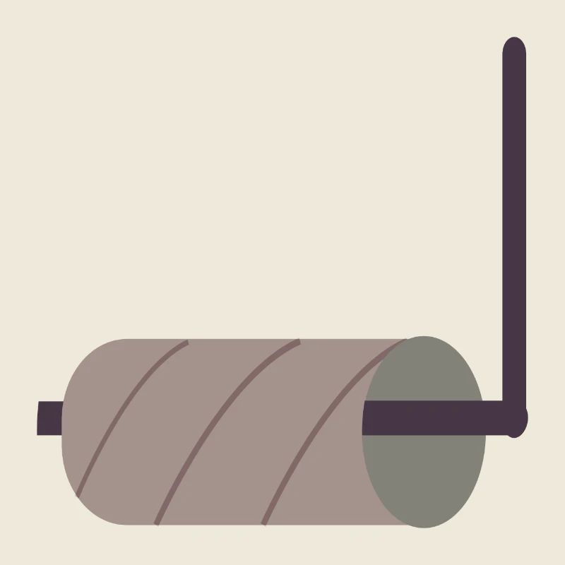 TOILET EMPTY TOILET PAPER ROLL