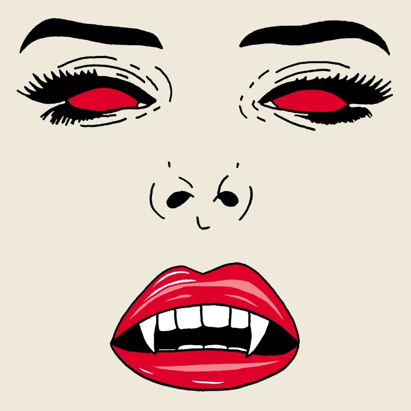 Vampire Woman Face