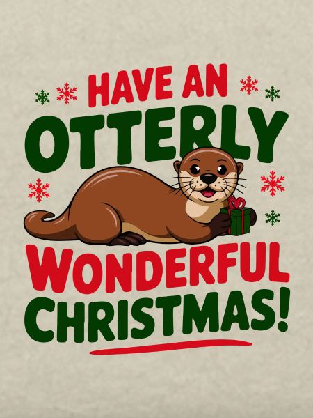 Otterly Weihnachtsfeier Design